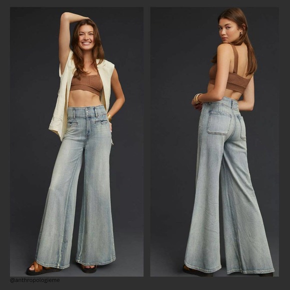 Anthropologie Denim - New Anthropologie Pilcro High-Rise Wide-Leg Jeans - 30 Waist